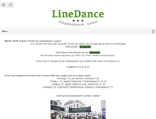 Tablet Screenshot of linedancefrederikshavn.dk